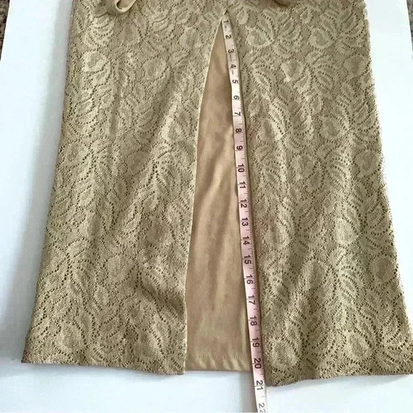 Bari Jay Women's Formal Vintage Evening Gold Sequin Dress Size 7/8 - Picture 8 of 10